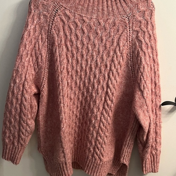 Pink Cable Knit Sweater - Picture 2 of 6